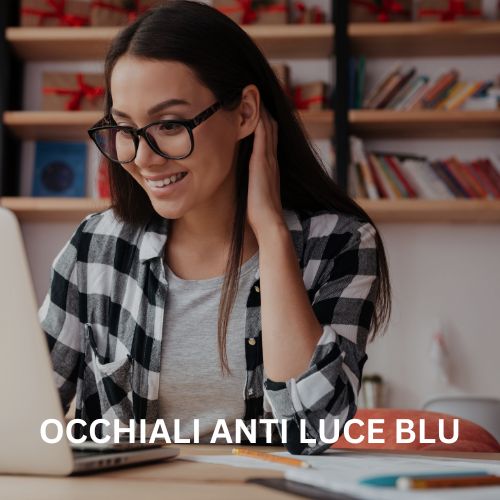 Occhiali anti luce blu