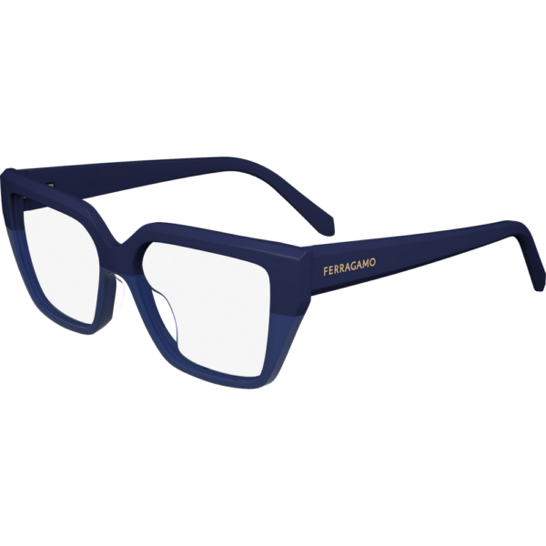 Occhiali vista  Ferragamo Sf2971 cod. colore 414 Donna Squadrata Blu