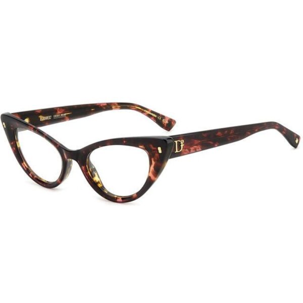 Occhiali vista  Dsquared2 D2 0116 cod. colore 2tm Donna Cat eye Havana/rosa