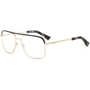 Occhiali vista  Dsquared2 D2 0018 cod. colore 2m2 Uomo Squadrata Oro