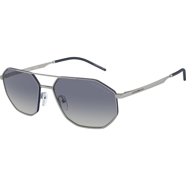 Occhiali da sole  Emporio armani Ea2147  cod. colore 30454l Uomo Geometrica Argento