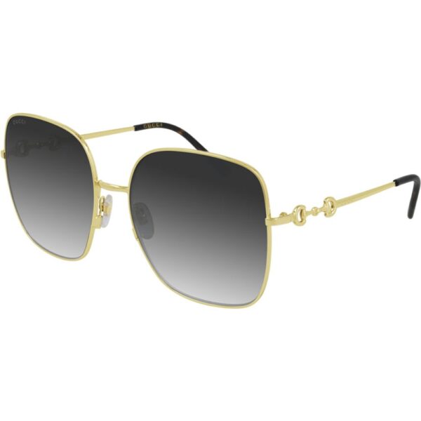 Occhiali da sole  Gucci Gg0879s cod. colore 001 Donna Squadrata Oro