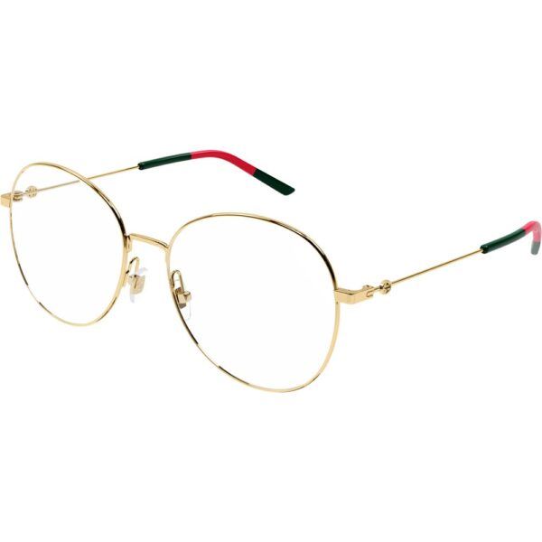 Occhiali vista  Gucci Gg1201o cod. colore 001 Donna Rotonda Oro