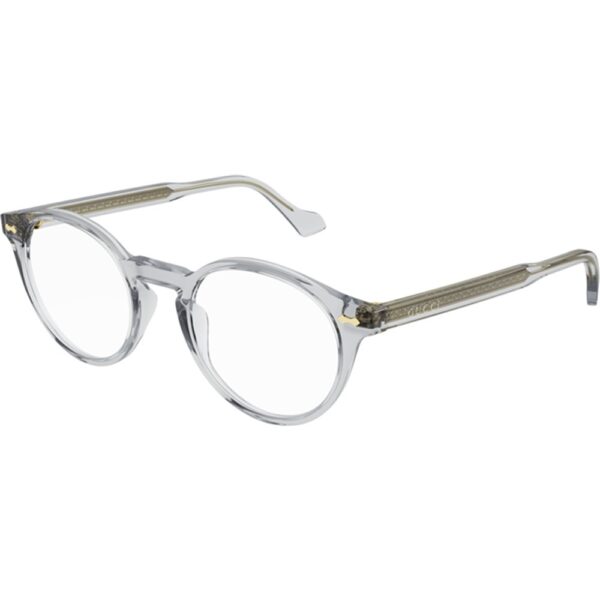 Occhiali vista  Gucci Gg0738o cod. colore 006 Unisex Rotonda Grigio