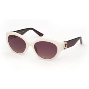 Occhiali da sole  Guess Gu00104 cod. colore 21b Donna Rotonda Bianco