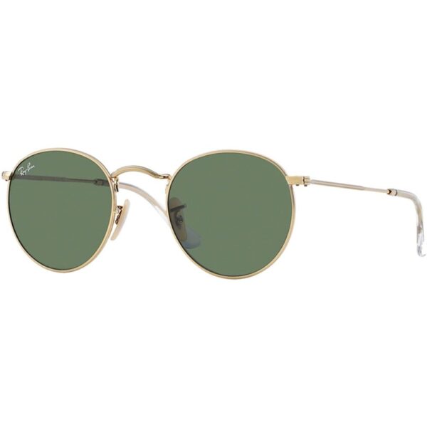 Occhiali da sole  Ray - ban Rb3447 round metal cod. colore 001 Uomo Rotonda Oro