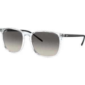 Occhiali da sole  Ray - ban Rb4387  cod. colore 647711 Unisex Squadrata Trasparente