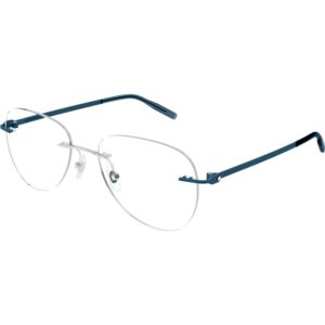 Occhiali vista  Montblanc Mb0283o cod. colore 007 Uomo Panthos Argento