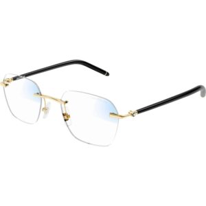 Occhiali da sole  Montblanc Mb0270s cod. colore 005 Uomo Squadrata Oro