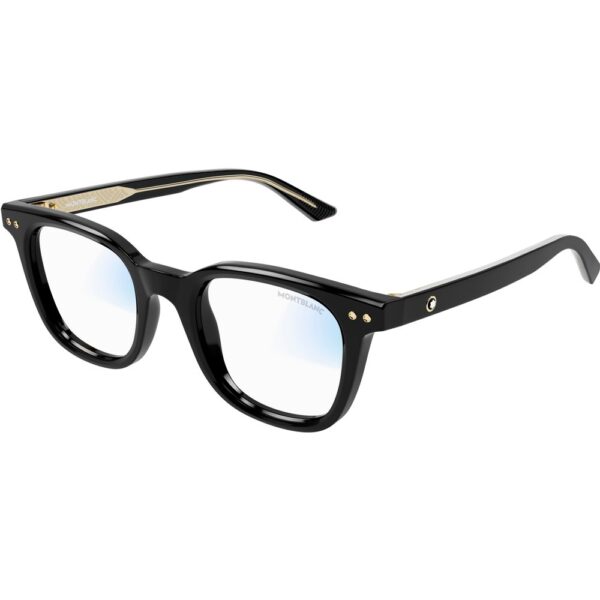 Occhiali da sole  Montblanc Mb0320s cod. colore 005 Uomo Rotonda Nero