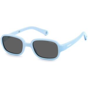 Occhiali da sole  Polaroid Pld k003/s cod. colore mvu/m9 Bambino Squadrata Azzurro