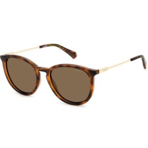 Occhiali da sole  Polaroid Pld 4143/s/x cod. colore 086/sp Unisex Rotonda Havana