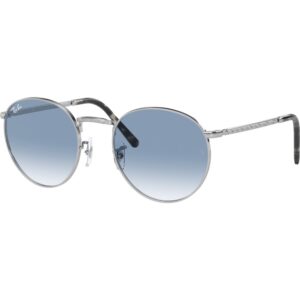 Occhiali da sole  Ray - ban Rb3637 new round cod. colore 003/3f Unisex Panthos Argento