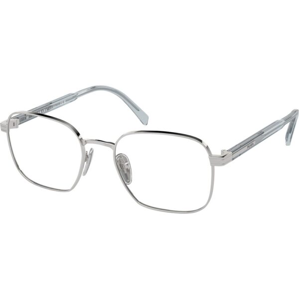 Occhiali vista  Prada Pr a55v  cod. colore 16t1o1 Uomo Squadrata Argento