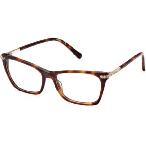 Occhiali vista  Swarovski Sk5426 cod. colore 052 Donna Squadrata Havana scuro
