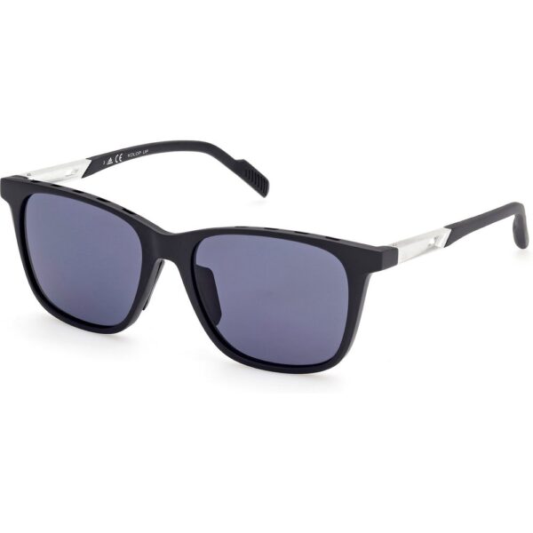 Occhiali da sole  Adidas sport Sp0051 cod. colore 02a Uomo Rotonda Nero-opaco