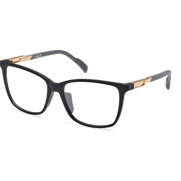 Occhiali vista  Adidas sport Sp5019 cod. colore 002 Unisex Squadrata Nero-opaco
