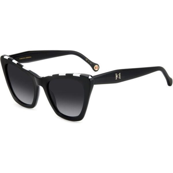 Occhiali da sole  Carolina herrera Her 0129/s cod. colore 80s/9o Donna Cat eye Nero