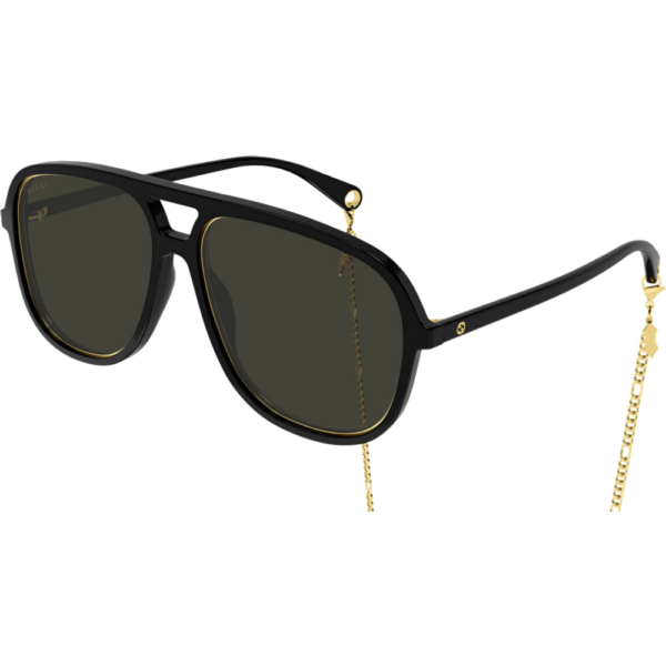 Occhiali da sole  Gucci Gg1077s cod. colore 001 Donna Pilot Nero