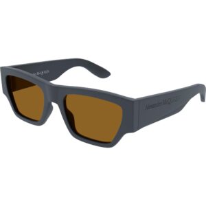 Occhiali da sole  Alexander mcqueen Am0393s cod. colore 003 Uomo Squadrata Grigio