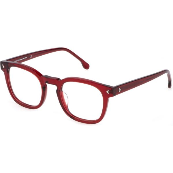 Occhiali vista  Lozza Vl4274v rimini 1 cod. colore 0v64 Uomo Rotonda Rosso