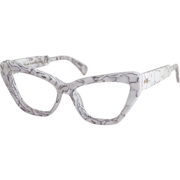 Occhiali vista  Xlab Mod. panay  antiriflesso cod. colore marmo bianco Donna Cat eye Marmo bianco