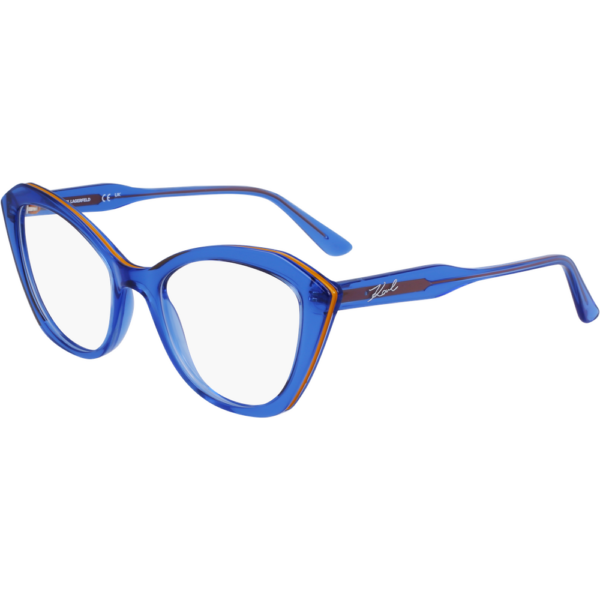 Occhiali vista  Karl lagerfeld Kl6137 cod. colore 454 Donna Cat eye Blu