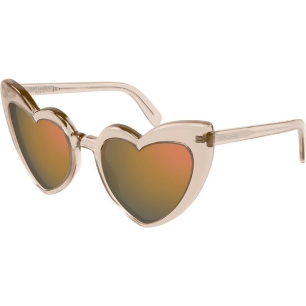 Occhiali da sole  Saint laurent Sl 181 loulou cod. colore 027 Donna Geometrica Beige