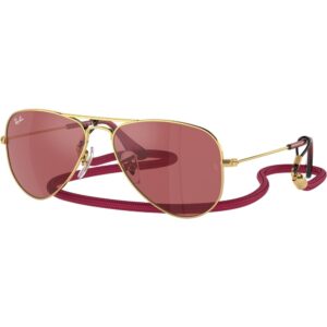 Occhiali da sole  Ray - ban Rj9506s junior aviator cod. colore 223/b5 Bambino Pilot Oro