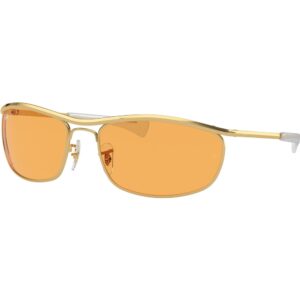 Occhiali da sole  Ray - ban Rb3119m olympian i deluxe cod. colore 001/13 Unisex Rotonda Oro