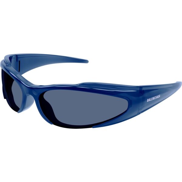 Occhiali da sole  Balenciaga Bb0253s cod. colore 003 Unisex Avvolgente Blu