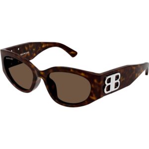 Occhiali da sole  Balenciaga Bb0324sk cod. colore 003 Donna Rotonda Havana