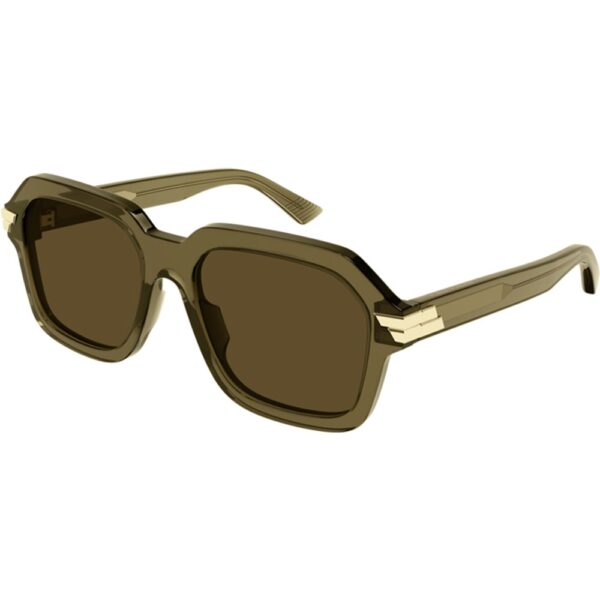 Occhiali da sole  Bottega veneta Bv1123s cod. colore 004 Unisex Squadrata Verde